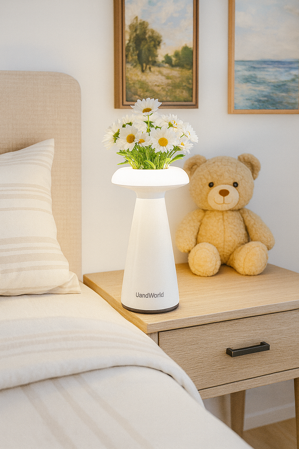 Florastone Bloom Lamp – Modern Floral-Inspired Desk & Table Lamp